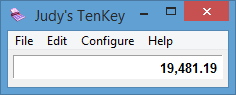 Judy's TenKey Calculator Minimalist